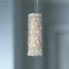Schonbek Sarella 5" Wide Silver And Crystal Column Pendant 1 Schonbek Sarella 5" Wide Silver And Crystal Column Pendant -Lighting Sales Shop schonbek sarella 5 inch wide silver and crystal column pendant 21m38cropped