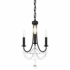 Schonbek Verdana 12" Wide Black 3-Light Mini Pendant Chandelier Light 8 Schonbek Verdana 12" Wide Black 3-Light Mini Pendant Chandelier Light -Lighting Sales Shop schonbek verdana 12 inch wide black 3 light mini pendant chandelier light 98k23
