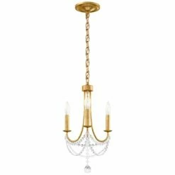 Schonbek Verdana 12" Wide Gold 3-Light Mini Pendant Light -Lighting Sales Shop schonbek verdana 12 inch wide gold 3 light mini pendant light 98k25views3
