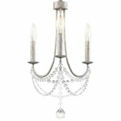 Schonbek Verdana 12" Wide Silver 3-Light Mini Pendant Light -Lighting Sales Shop schonbek verdana 12 inch wide silver 3 light mini pendant light 98k21views1