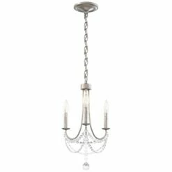 Schonbek Verdana 12" Wide Silver 3-Light Mini Pendant Light -Lighting Sales Shop schonbek verdana 12 inch wide silver 3 light mini pendant light 98k21views3