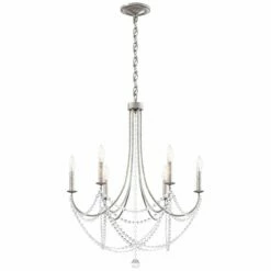 Schonbek Verdana 24"W Antique Silver 6-Light Pendant Light -Lighting Sales Shop schonbek verdana 24 inchw antique silver 6 light pendant light 98k65views3
