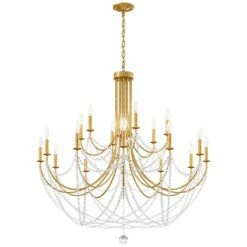 Schonbek Verdana 43" Wide Gold 18-Light 2-Tier Pendant Light -Lighting Sales Shop schonbek verdana 43 inch wide gold 18 light 2 tier pendant light 98p81views3
