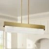 Serene 36 1/2" Wide Brass LED Kitchen Island Light Pendant
