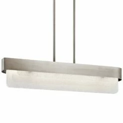 Serene 36 1/2" Wide Pewter LED Kitchen Island Light Pendant
