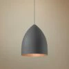 Signal Grande 17" Wide Gray And Copper LED Pendant Light -Lighting Sales Shop signal grande 17 inch wide gray and copper led pendant light 12j28cropped
