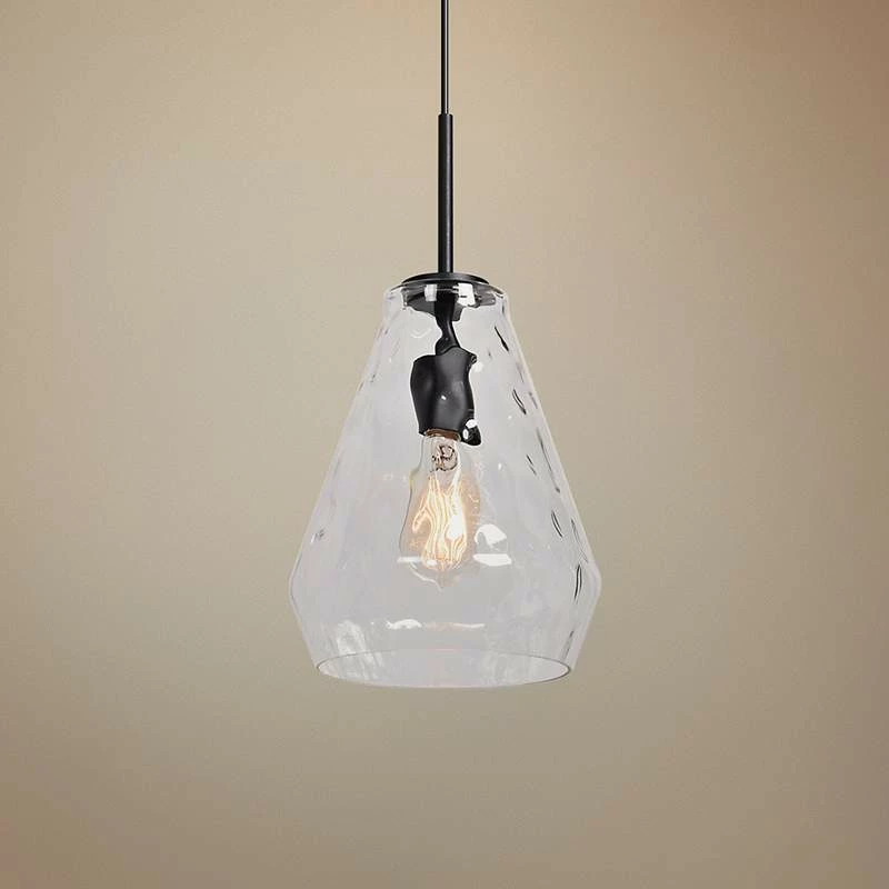 Simplicite 9" Wide Black Mini Pendant 3 Simplicite 9" Wide Black Mini Pendant