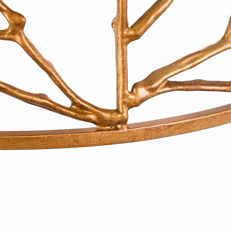 Sinfi 15 1/2" Wide 4-Light Golden Chandelier 5 Sinfi 15 1/2" Wide 4-Light Golden Chandelier - Image 3