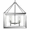 Golden Lighting Smyth 21" Wide Chrome 4-Light Chandelier