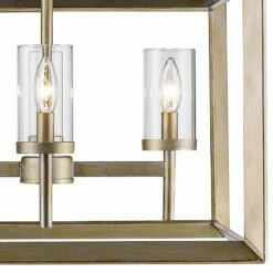 Golden Lighting Smyth 21" Wide White Gold 4-Light Chandelier 8 Golden Lighting Smyth 21" Wide White Gold 4-Light Chandelier -Lighting Sales Shop smyth 21 inch wide white gold 4 light chandelier 60e05views1
