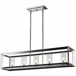 Golden Lighting Smyth 41" Wide Chrome 5-Light Kitchen Island Light Pendant 9 Golden Lighting Smyth 41" Wide Chrome 5-Light Kitchen Island Light Pendant -Lighting Sales Shop smyth 41 inch wide chrome 5 light kitchen island light pendant 33r00views2