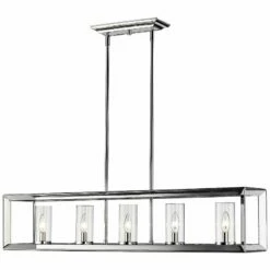 Golden Lighting Smyth 41" Wide Chrome 5-Light Kitchen Island Light Pendant 10 Golden Lighting Smyth 41" Wide Chrome 5-Light Kitchen Island Light Pendant -Lighting Sales Shop smyth 41 inch wide chrome 5 light kitchen island light pendant 33r00views3