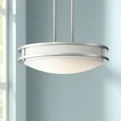 Solero 16" Wide Brushed Nickel LED Pendant Light