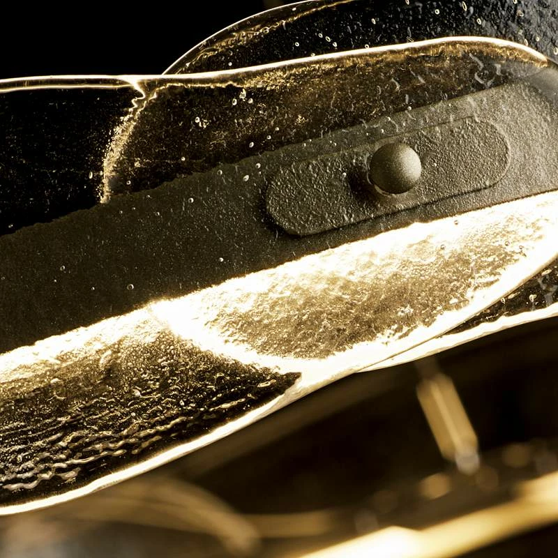 Solstice 35 3/4" Wide Soft Gold And Glass LED Pendant Light 7 Solstice 35 3/4" Wide Soft Gold And Glass LED Pendant Light - Image 5