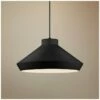 Sonneman Koma 15" Wide Satin Black Pendant Light -Lighting Sales Shop sonneman koma 15 inch wide satin black pendant light 9p590cropped
