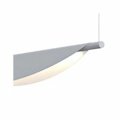 Sonneman Tela™ 40"W Dove Gray LED Island Pendant Light -Lighting Sales Shop sonneman tela 40 inchw dove gray led island pendant light 88f85views1