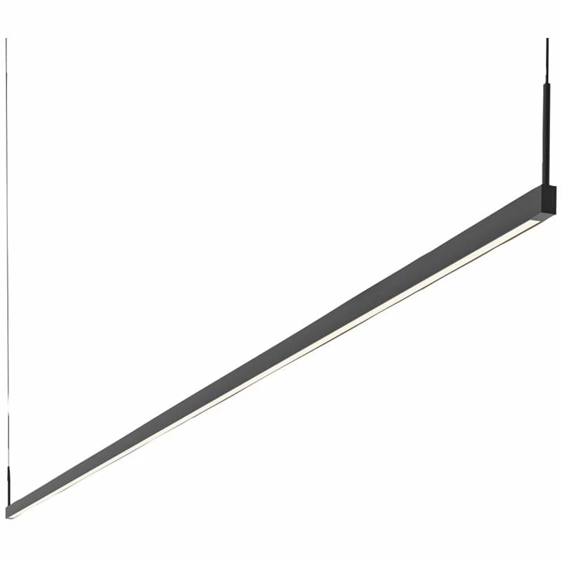 Sonneman Thin-Line 96" Wide Black 2-Sided LED Island Pendant 3 Sonneman Thin-Line 96" Wide Black 2-Sided LED Island Pendant