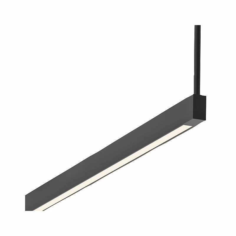 Sonneman Thin-Line 96" Wide Black 2-Sided LED Island Pendant 4 Sonneman Thin-Line 96" Wide Black 2-Sided LED Island Pendant - Image 2