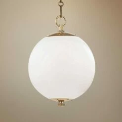 Sphere No.1 11 1/2" Wide Aged Brass Mini Pendant