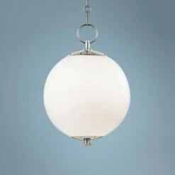 Sphere No.1 11 1/2" Wide Polished Nickel Mini Pendant