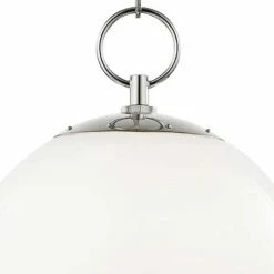 Sphere No.1 11 1/2" Wide Polished Nickel Mini Pendant -Lighting Sales Shop sphere no 1 11 and one half inch wide polished nickel mini pendant 65e41views1