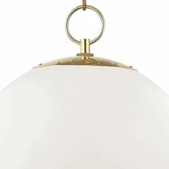 Sphere No.1 16" Wide Aged Brass Pendant Light -Lighting Sales Shop sphere no 1 16 inch wide aged brass pendant light 65e43views1