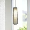 AFX Spun 5" Wide Satin Nickel LED Mini Pendant With Smoke Glass