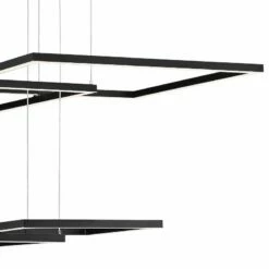 Squared 30 1/4" Wide Black LED Pendant Light -Lighting Sales Shop squared 30 and one quarter inch wide black led pendant light 69y93views1