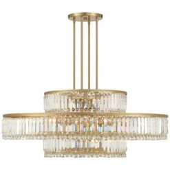 Stiffel Ella 39 3/4" Wide Soft Gold Clear Crystal Pendant -Lighting Sales Shop stiffel ella 39 and three quarter inch wide soft gold clear crystal pendant 657k0views4
