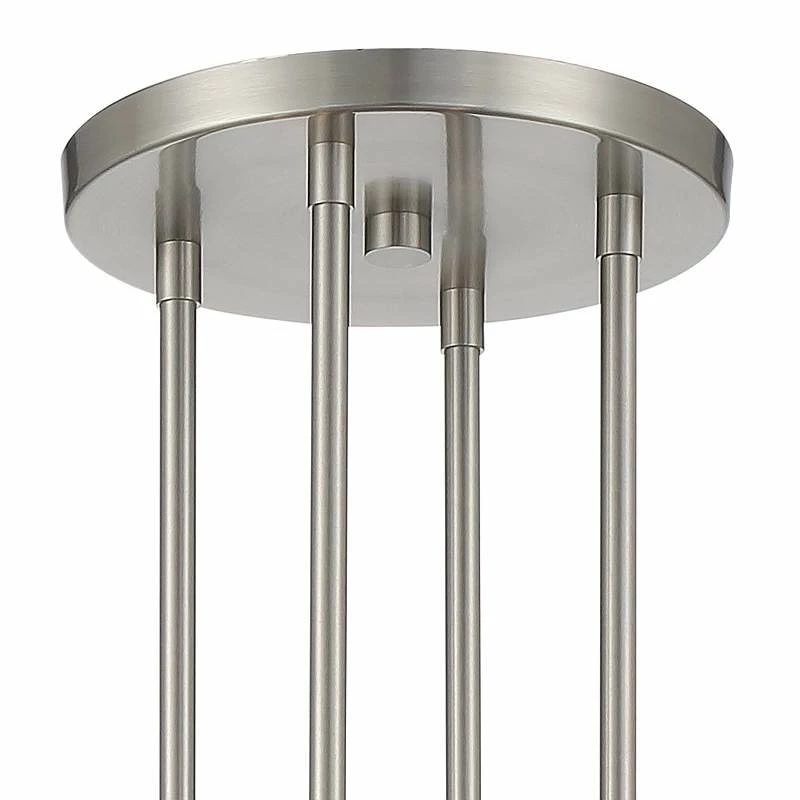 Stiffel Ella 39 3/4"Wide Brushed Nickel Clear Crystal 22-Light Pendant 6 Stiffel Ella 39 3/4"Wide Brushed Nickel Clear Crystal 22-Light Pendant - Image 4