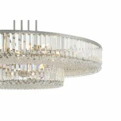 Stiffel Ella 40 1/4" Wide Brushed Nickel Clear Crystal Pendant Light -Lighting Sales Shop stiffel ella 40 and one quarter inch wide brushed nickel clear crystal pendant light 658k0views1