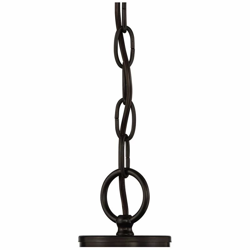 Stiffel Ferrers 26" Wide Dark Bronze And Gold 6-Light Chandelier 8 Stiffel Ferrers 26" Wide Dark Bronze And Gold 6-Light Chandelier - Image 6