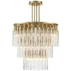 Stiffel Florio 32" Wide 72-Light 3-Tier Cluster Warm Gold Chandelier -Lighting Sales Shop stiffel florio 32 inch wide 72 light 3 tier cluster warm gold chandelier 99m31views3
