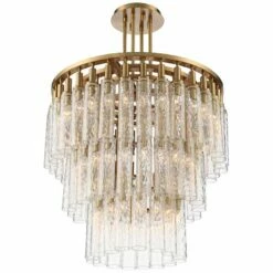 Stiffel Florio 32" Wide 72-Light 3-Tier Cluster Warm Gold Chandelier -Lighting Sales Shop stiffel florio 32 inch wide 72 light 3 tier cluster warm gold chandelier 99m31views4