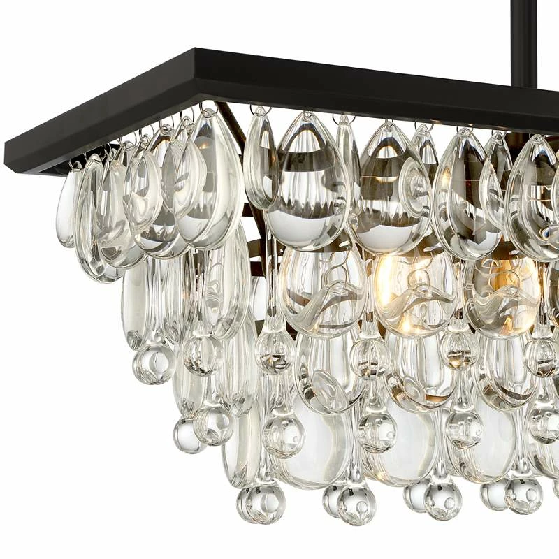 Stiffel Petranilla 40" Wide Crystal Island Pendant Light 6 Stiffel Petranilla 40" Wide Crystal Island Pendant Light - Image 4
