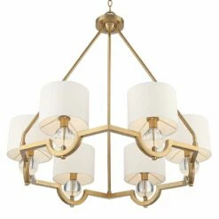 Stiffel Rainey 32 3/4" Wide Brass And Crystal Shaded Luxury Chandelier 10 Stiffel Rainey 32 3/4" Wide Brass And Crystal Shaded Luxury Chandelier -Lighting Sales Shop stiffel rainey 32 and three quarter inch wide brass and crystal shaded luxury chandelier 479k0views1