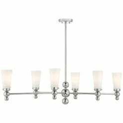 Stiffel Talon 46 1/2" Wide Brushed Nickel 6-Light Chandelier -Lighting Sales Shop stiffel talon 46 and one half inch wide brushed nickel 6 light chandelier 86t63views4