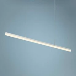 Stiletto 59 1/2"W Aluminum LED Kitchen Island Light Pendant