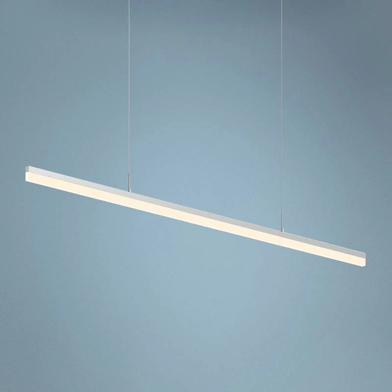 Stiletto 59 1/2"W Aluminum LED Kitchen Island Light Pendant 3 Stiletto 59 1/2"W Aluminum LED Kitchen Island Light Pendant