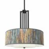 Striking Bark Carey 24" Black 4-Light Chandelier 2 Striking Bark Carey 24" Black 4-Light Chandelier -Lighting Sales Shop striking bark carey 24 inch black 4 light chandelier 867n6
