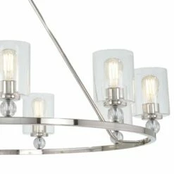 Studio 5 45" Wide Polished Nickel 9-Light Chandelier 7 Studio 5 45" Wide Polished Nickel 9-Light Chandelier -Lighting Sales Shop studio 5 45 inch wide polished nickel 9 light chandelier 58g16views1