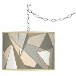 Swag Style Modern Mosaic I Giclee Shade Plug-In Chandelier 5 Swag Style Modern Mosaic I Giclee Shade Plug-In Chandelier -Lighting Sales Shop swag style modern mosaic i giclee shade plug in chandelier 27f63