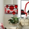 Swag Style Red Balls Giclee Shade Plug-In Chandelier -Lighting Sales Shop swag style red balls giclee shade plug in chandelier 27f65cropped