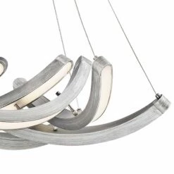 Swing Time 25" Wide Brushed Silver LED Chandelier 7 Swing Time 25" Wide Brushed Silver LED Chandelier -Lighting Sales Shop swing time 25 inch wide brushed silver led chandelier 35e16views2
