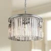 Sydney Polished Nickel 26" Wide Crystal Pendant Light 1 Sydney Polished Nickel 26" Wide Crystal Pendant Light -Lighting Sales Shop sydney polished nickel 26 inch wide crystal pendant light 1j730cropped