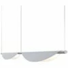 Tela™ 78 3/4" Wide Dove Gray LED Island Pendant Light -Lighting Sales Shop tela 78 and three quarter inch wide dove gray led island pendant light 88f91