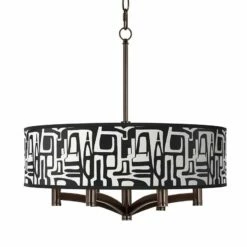 Tempo Ava 6-Light Bronze Pendant Chandelier
