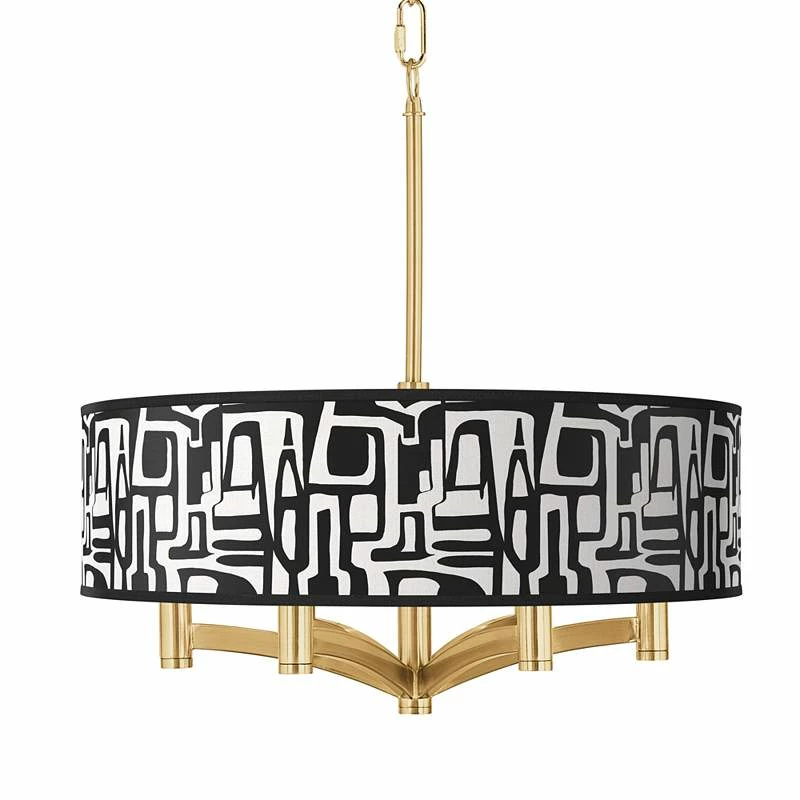 Tempo Ava 6-Light Gold Pendant Chandelier 3 Tempo Ava 6-Light Gold Pendant Chandelier
