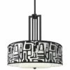 Tempo Carey 24" Black 4-Light Chandelier 1 Tempo Carey 24" Black 4-Light Chandelier -Lighting Sales Shop tempo carey 24 inch black 4 light chandelier 710v7