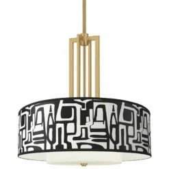 Tempo Carey 24" Gold 4-Light Chandelier